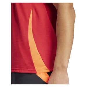 adidas Tiro 24 Competition Polo Shirt Team Power Red-Apparel Solar Red-White