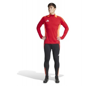 adidas Tiro 24 Competition Training Tracksuit Bottoms Black-Solar Red-White