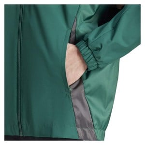 adidas Tiro 24 Competition All-Weather Jacket Team Dark Green-Tech Emerald-White