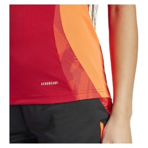 adidas Womens Tiro 24 Competition Training Sleeveless Jersey (W) Team Power Red-Apparel Solar Red-White