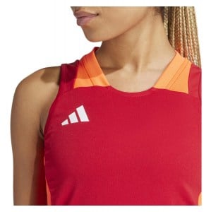 adidas Womens Tiro 24 Competition Training Sleeveless Jersey (W) Team Power Red-Apparel Solar Red-White