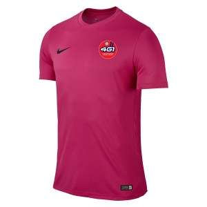 Nike Park VI Short Sleeve Shirt Vivid Pink-Black