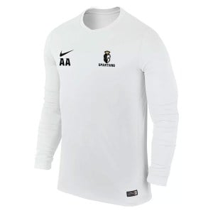 Nike Park VI Long Sleeve Football Shirt White-Black