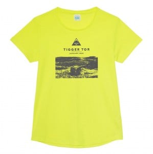 Womens Performance Cool Tee Electric Yellow