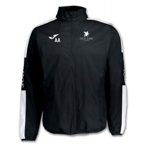 Joma Champion Iv Rain Jacket Black-White