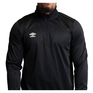 Umbro Club Essential Half Zip Sweatshirt Black