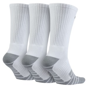 Nike Dry Cushion Crew Training Sock (3 Pair) White-Wolf Grey-Black