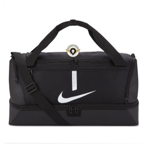 Nike Academy Team Hardcase Duffel Bag (Medium) - Black/Black/White