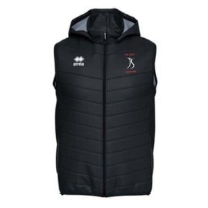 Errea Scozia Sleeveless Jacket - Black/White