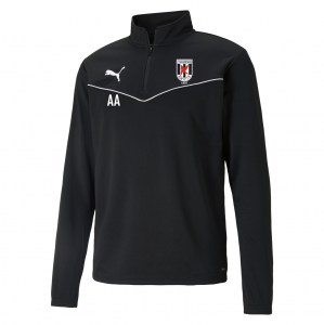 Puma teamRISE Training 1/4 Zip Top - Black/White