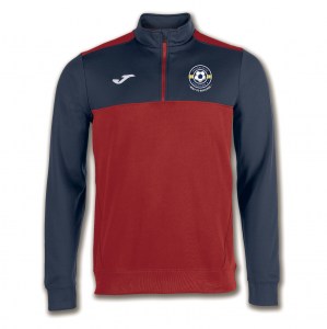 Joma Winner 1/4 Zip Sweatshirt - Red/Navy
