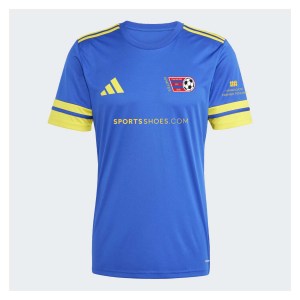 adidas Squadra 25 Short-Sleeve Jersey - Team Royal Blue/Team Yellow