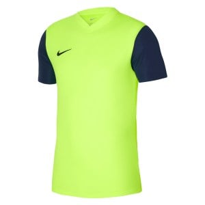Nike Tiempo Premier 2 Short Sleeve Jersey - Volt/Midnight Navy/Black