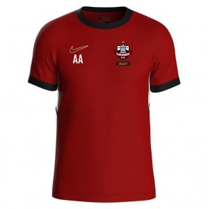 Nike Academy 25 Short-Sleeve Training Top - University Red/Gym Red/White