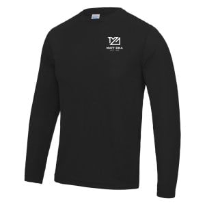 Cool Performance Tee Long Sleeve - Jet Black