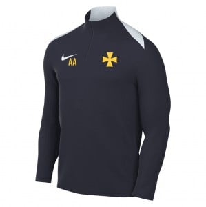 Nike Academy Pro 24 Dri-FIT Drill Top - OBSIDIAN/OBSIDIAN/WHITE/WHITE