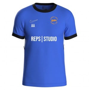 Nike Academy 25 Short-Sleeve Training Top - Royal Blue/Obsidian/White