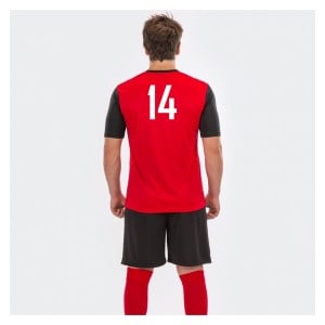 Joma Winner Short Sleeve Shirt - Red/Black