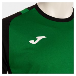 Joma Lider Football Shirt & Shorts Kit - Green Medium/Black/Red