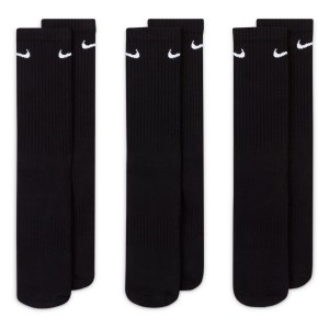 Nike Everyday Cushion Crew - 3 Pack - Black/White