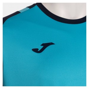 Joma Lider Football Shirt & Shorts Kit - Fluorescent Turquoise/Dark Navy