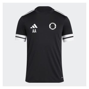 adidas Squadra 25 Short-Sleeve Jersey - Black/White