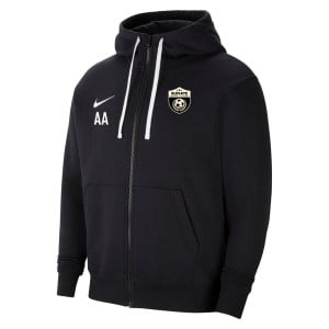 Nike Team Club 20 Fleece Full-Zip Hoodie - Black/White/White