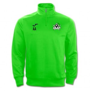 Joma Faraon 1/4 Zip Sweatshirt - Fluo Green