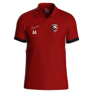Nike Dri-FIT Academy 25 Polo - University Red/Gym Red/White