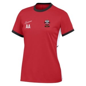 Nike Academy 25 Short-Sleeve Training Top (W) - University Red/Gym Red/White