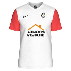 Nike Tiempo Premier 2 Short Sleeve Jersey - White/Bright Crimson/Black