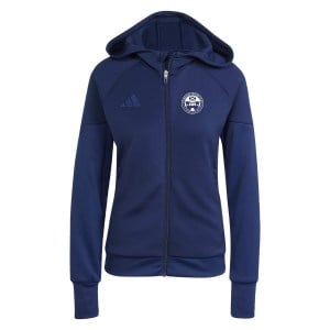 adidas Tiro 25 Travel Full-Zip Hoodie (W) - Team Navy Blue