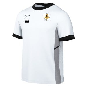 Nike Academy 25 Short-Sleeve Training Top - White/Black/Black