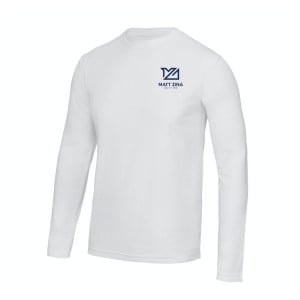 Cool Performance Tee Long Sleeve - Arctic White