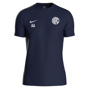 Nike Park VII Dri-FIT Short Sleeve Shirt - Midnight Navy/White