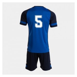 Joma Lider Football Shirt & Shorts Kit - Royal Blue/Dark Navy/White