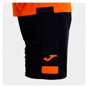 Joma Lider Football Shirt & Shorts Kit - Orange/Black