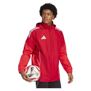 adidas Tiro 25 Competition All-Weather Jacket - Team Power Red/Pure Ruby/White