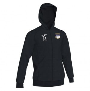 Joma Menfis Zip Hooded Track Jacket - Black