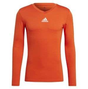 adidas Long Sleeve Baselayer Tee - Team Orange