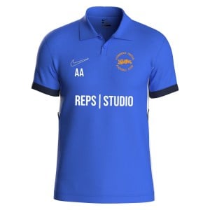 Nike Dri-FIT Academy 25 Polo - Royal Blue/Obsidian/White