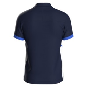 Nike Dri-FIT Academy 25 Polo - Obsidian/Royal Blue/White
