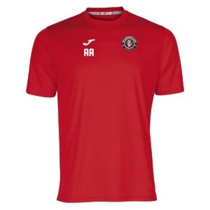 Joma Combi Short Sleeve Mens Performance Shirt - Red