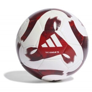 adidas Tiro League Thermally Bonded Football - White/Team College Burgundy/Team College Red