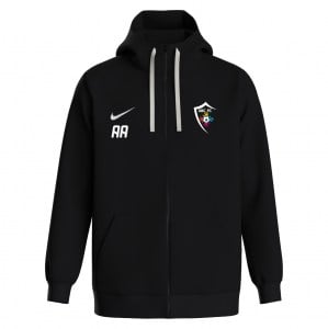 Nike Team Club 20 Fleece Full-Zip Hoodie - Black/White/White