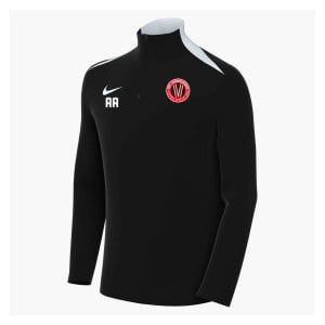 Nike Academy Pro 24 Dri-FIT Drill Top - BLACK/BLACK/WHITE/WHITE