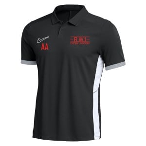 Nike Dri-FIT Academy 25 Polo - Black/White/White