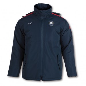 Joma Trivor Winter Jacket (M) - Dark Navy/Red