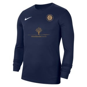 Nike Park VII Dri-FIT Long Sleeve Football Shirt - Midnight Navy/White
