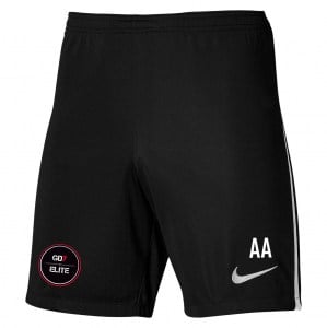 Nike Dri-Fit League Knit III Short - Black/White/White